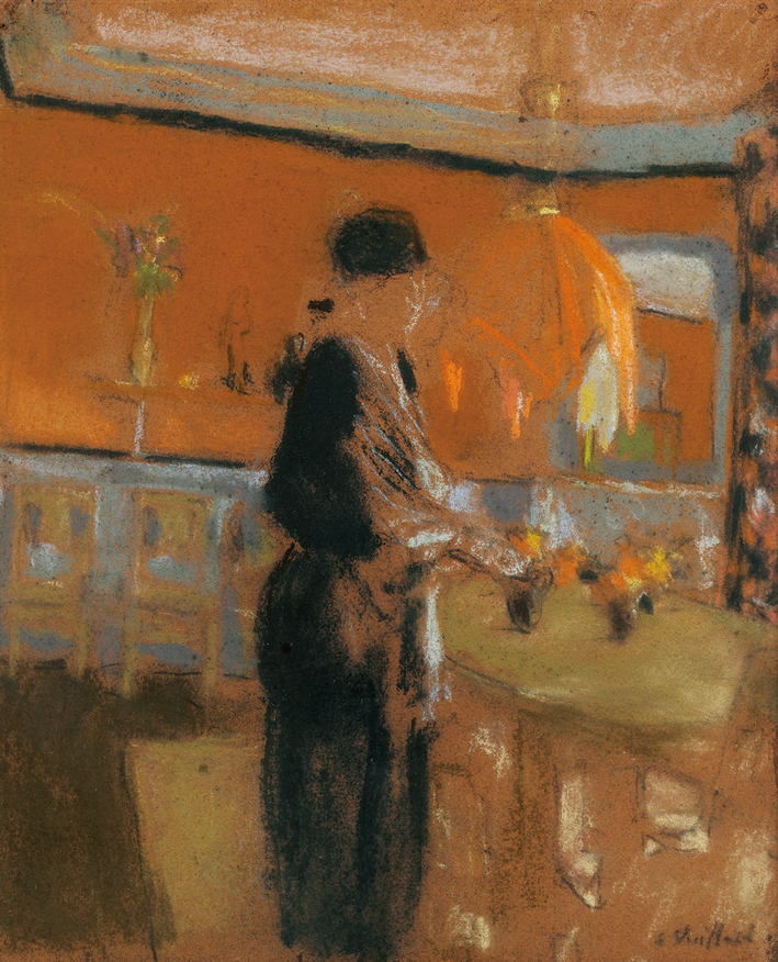  Edouard Vuillard —— MADAME HESSEL ARRANGEANT DES FLEURS